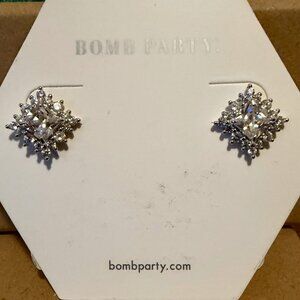Bomb Party Earrings RBP 5493 The Sterling Club
